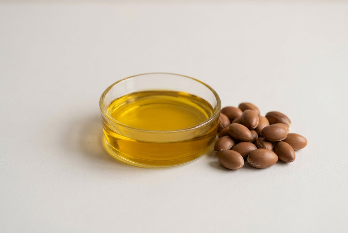 Argan oil, pressed from the kernel of the Moroccan argan tree.